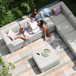 Maze - Outdoor Apollo Large Corner Group - Lead Chine