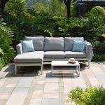 Maze - Outdoor Pulse Chaise Sofa Set - Lead Chine