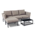 Maze - Outdoor Pulse Chaise Sofa Set - Taupe