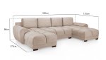 Aztec U Shape Corner Sofabed