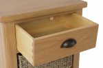 Ranby Oak Dining & Occasional 1 Drawer 1 Basket Unit