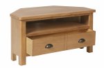 Ranby Oak Dining & Occasional Corner TV Unit