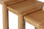 Ranby Oak Dining & Occasional Nest Of 3 Tables