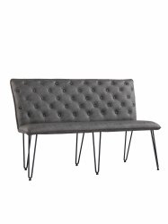 The Chair Collection Bench 140cm Grey PU