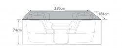 Outdoor Cover for Cheltenham/Cotswold Daybed