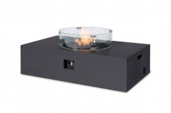 127x77cm Rectangular Fire Pit - Charcoal