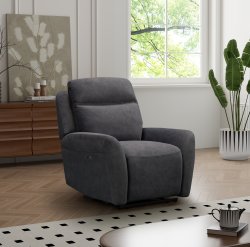 Kilkee Power Reclining Armchair - Grey