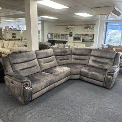 The Royal - Louie Power Reclining Right Hand Corner Sofa - Fabric