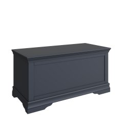 Swanley Midnight Grey Bedroom Blanket Box