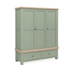 Sandwell Triple Wardrobe - Sage