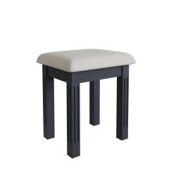 Bletchley Midnight Grey Bedroom Stool