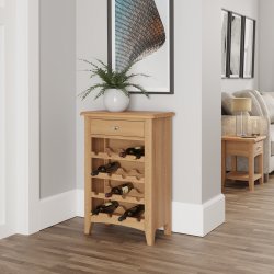 Garton Oak Dining & Occasional Wine Cabinet