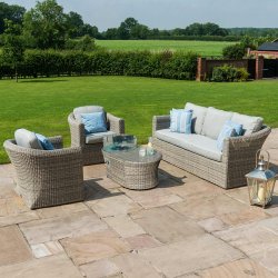 Maze Oxford 3 Seat Fire pit Sofa Set