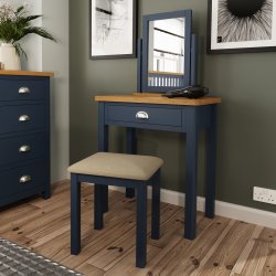 Ranby Blue Bedroom Stool