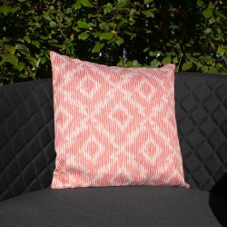 Fabric Scatter Cushion / Santorini Red