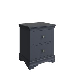 Swanley Midnight Grey Bedroom Large Bedside Cabinet