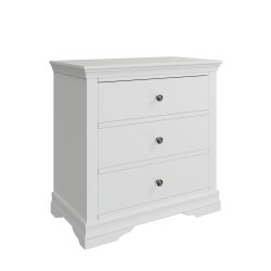 Swanley White Bedroom 3 Drawer Chest