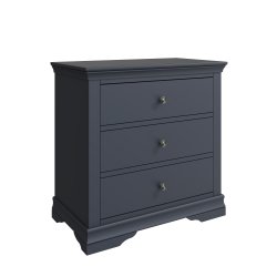 Swanley Midnight Grey Bedroom 3 Drawer Chest