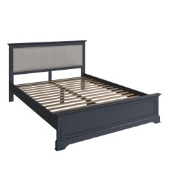 Bletchley Midnight Grey Bedroom King Bed Frame