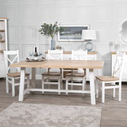 Eton 1.8m Extending Table - White