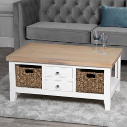 Eton Coffee Table - White