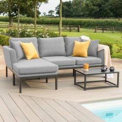 Maze - Outdoor Pulse Chaise Sofa Set - Flanelle