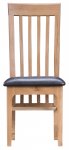 Pair of NT Dining Slat Back Chair PU