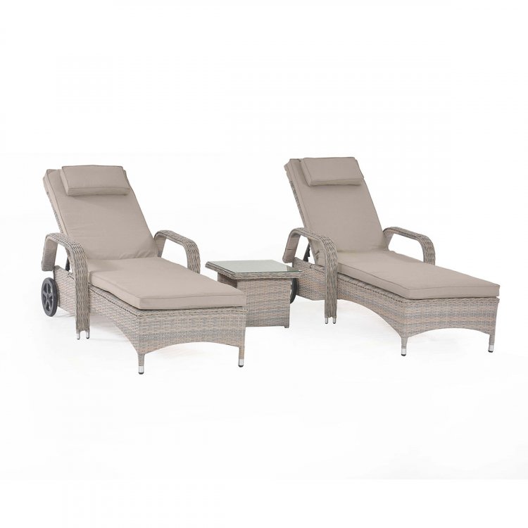 Maze Cotswold Sun Lounger Set