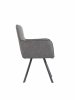 The Chair Collection Carver Chair Grey PU (Pair)