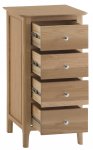 Nordby Bedroom 4 Drawer Narrow Chest